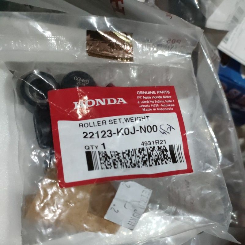 roller set weight roller Honda Genio beat LED Scoopy keyless