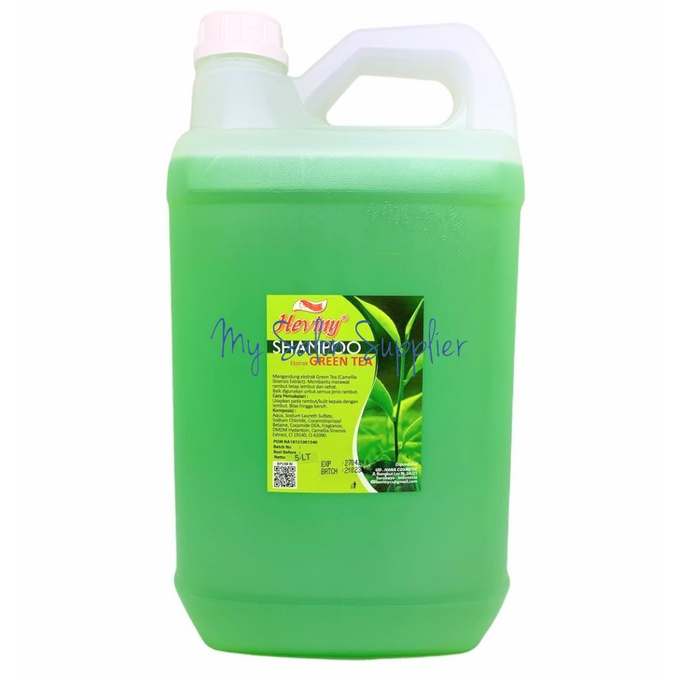 Heviny Shampoo 5L Apel / Lemon / Strawberry / Green Tea / Coconut / Jasmine