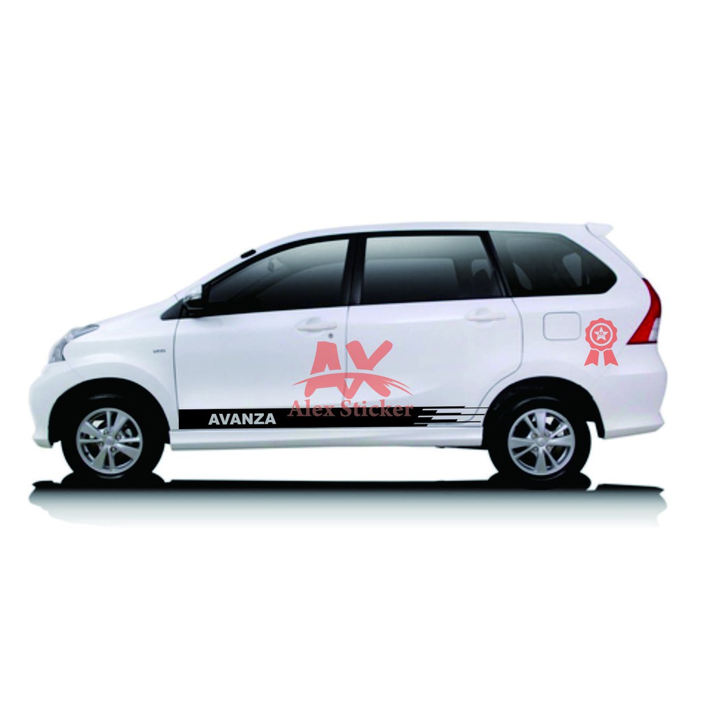 Sticker Stiker Mobil Toyota Avanza Yaris Agya Calya Cutting Stiker Termurah Shopee Indonesia