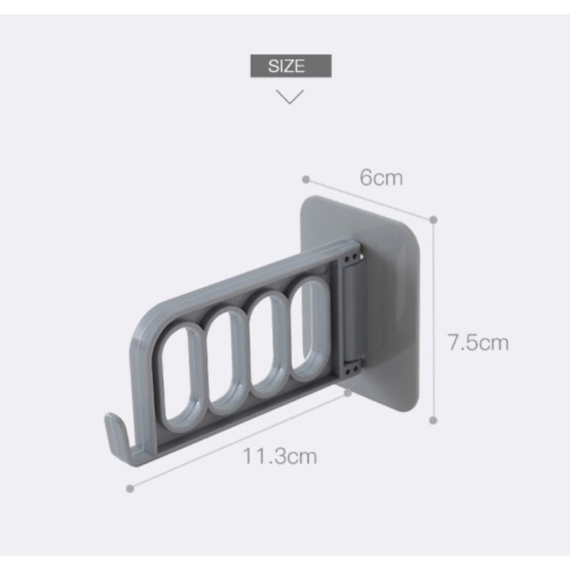 [WAE] HANGER LIPAT 4 LUBANG / GANTUNGAN 4 LUBANG MODEL LIPAT