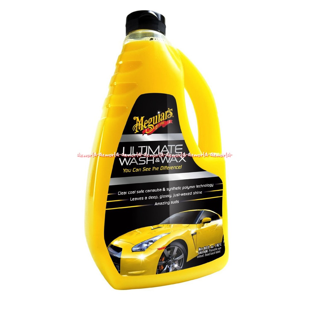 Meguiars Ultimate Wash &amp; Wax Shampoo Mobil Hydrophobic Polymer 1.4L