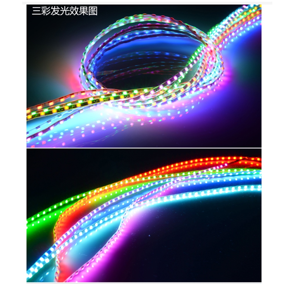 Lampu Strip LED 90CM Untuk Mobil / Motor 12V kuda merah lampu alis lampu sasis dan 3 Warna