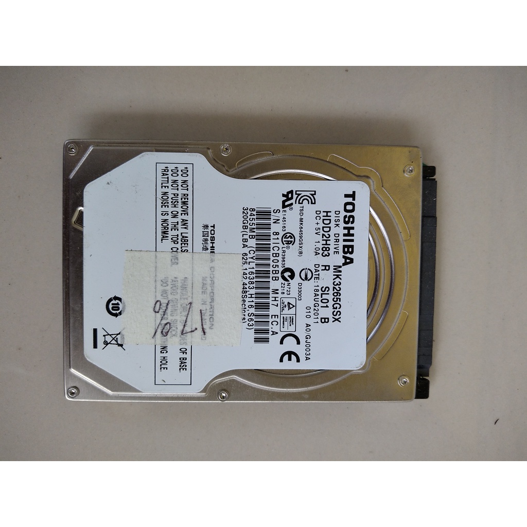 hdd drive hardisk drive laptop toshiba satelite L630 C600 C640 L740 L745