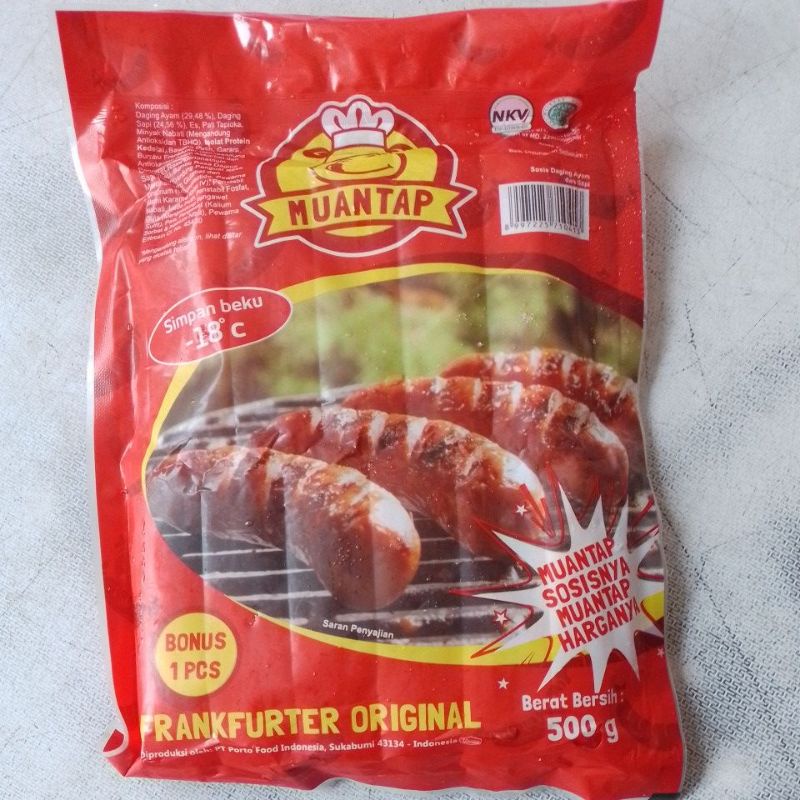 

Muantaps Sosis Bakar Jumbo isi 7 pcs 500gr