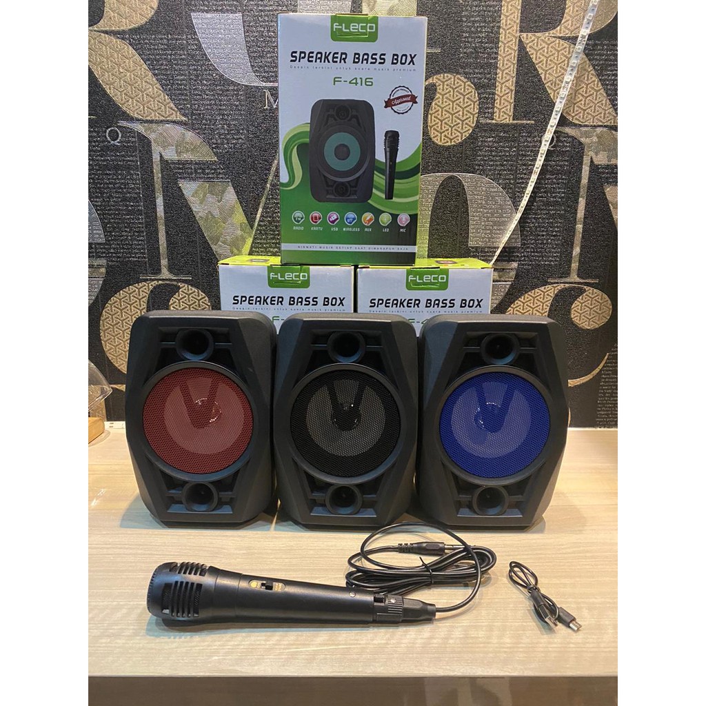 SPEAKER BLUETOOTH LED FLECO F418 /F416