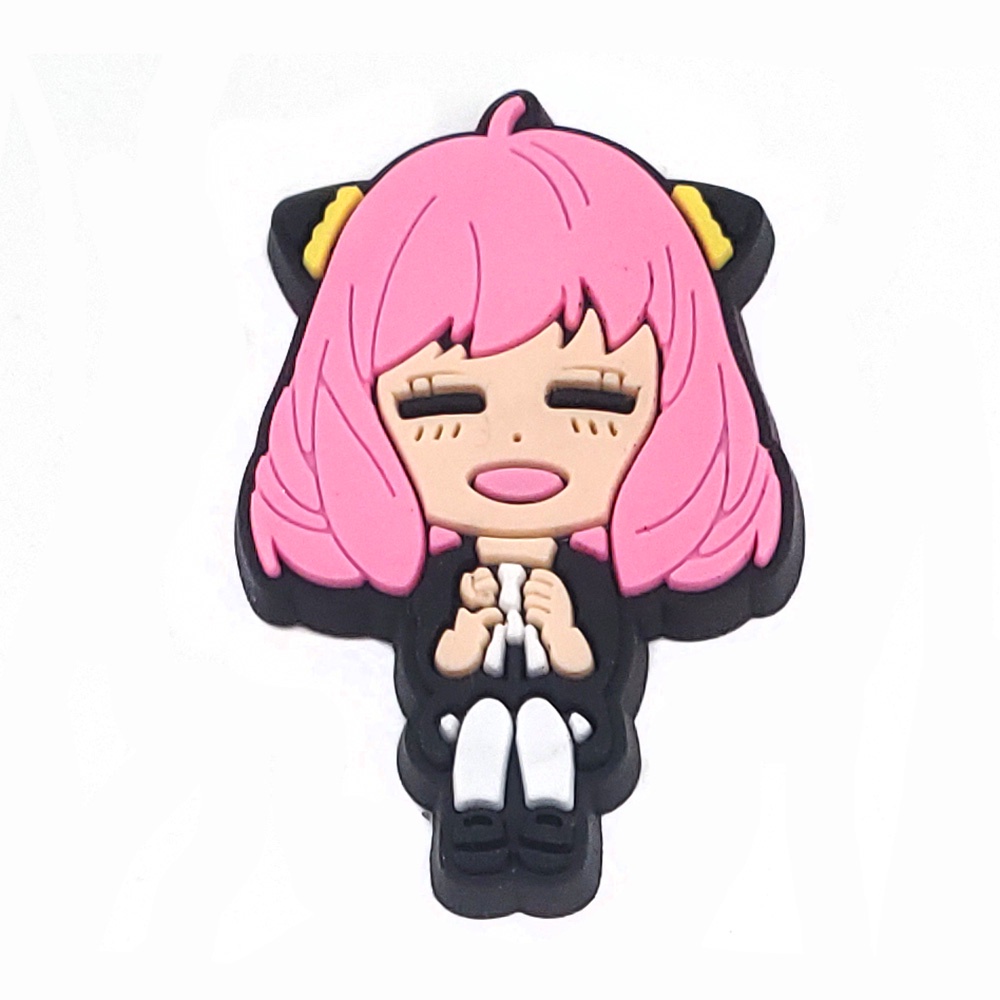 Aksesoris Sepatu Desain Anime SPY FAMILY crocs jibbitz Untuk Dekorasi Pesta
