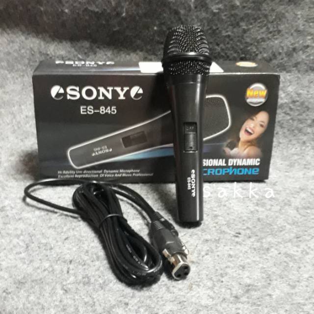 MIC SONY ES-845 MIC KABEL SONY MURAH MICROPHONE SONY ES-845 MIC MURAH