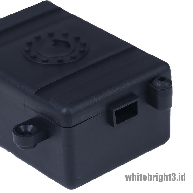 (white3) Kotak Receiver Radio Mobil RC Rock Crawler SCX10 Skala 1: 10