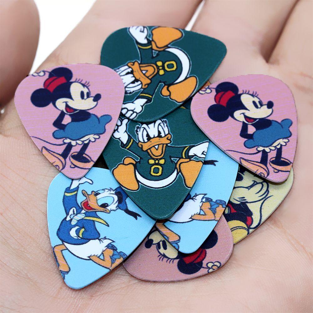 LANFY 10PCS Guitar Picks Colorful Ukulele Two Side Pick Acoustic Guitar Electric Guitar Parts High Quality Finger Shrapnel