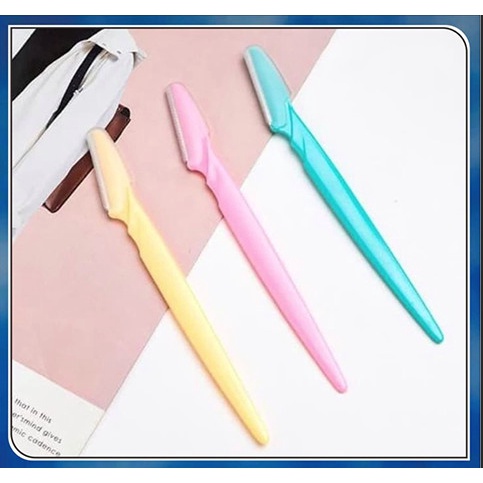 Alat Pencukur Alis / Pisau Alis / eye brow razor - Biru - Merah Muda