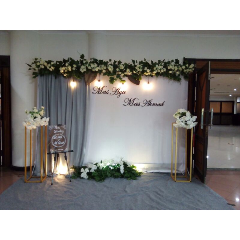 backdrop akad. backdrop lamaran surabaya sidoarjo