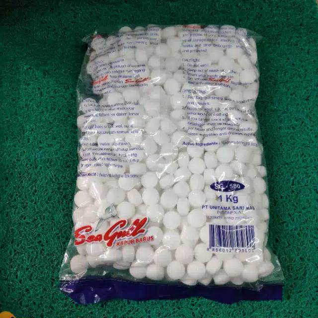 Kapur Barus Seagull 1 kg (1 bungkus)