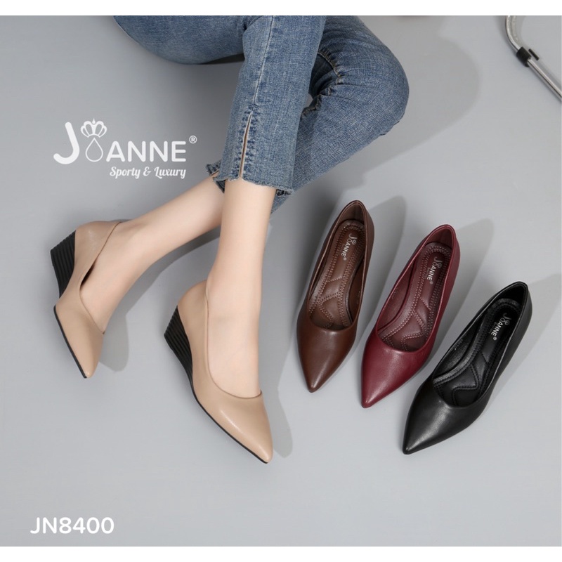 [ORIGINAL] JOANNE Pump Wedges Shoes Sepatu Wanita #JN8400