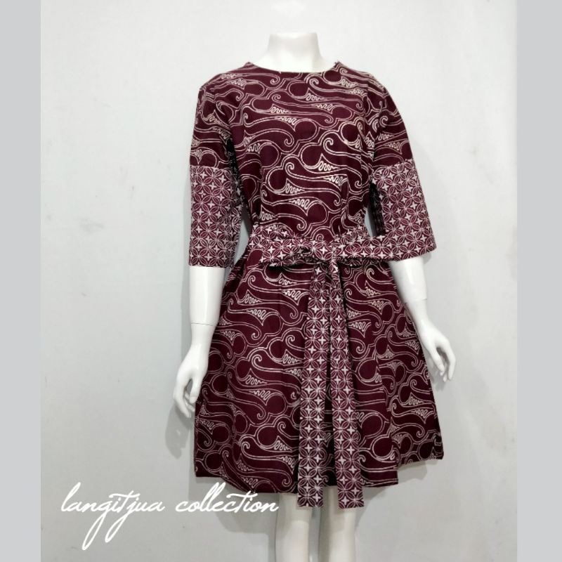 Tunik Nidda Obi 02 | Dress Batik Wanita