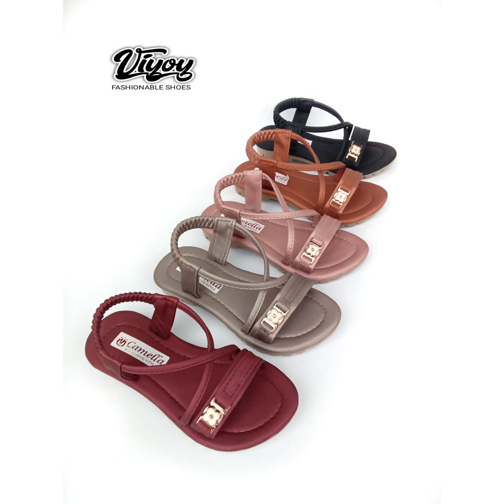 TERBARU!! Sandal Selop Wanita Simple Spon Love