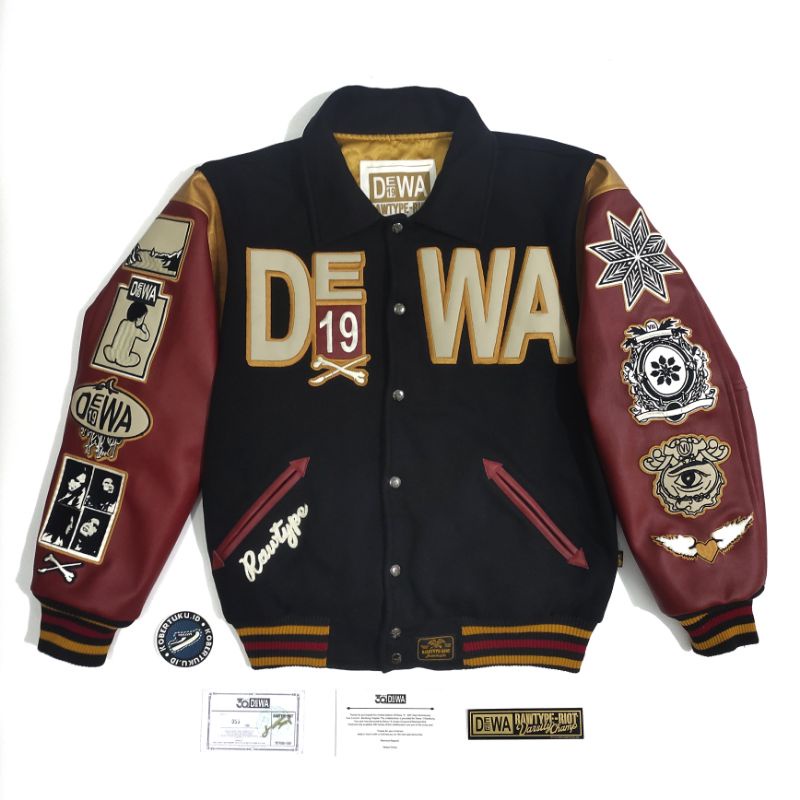 VARSITY JACKET RAWTYPERIOT RAWTYPE RIOT X DEWA19 30 TAHUN