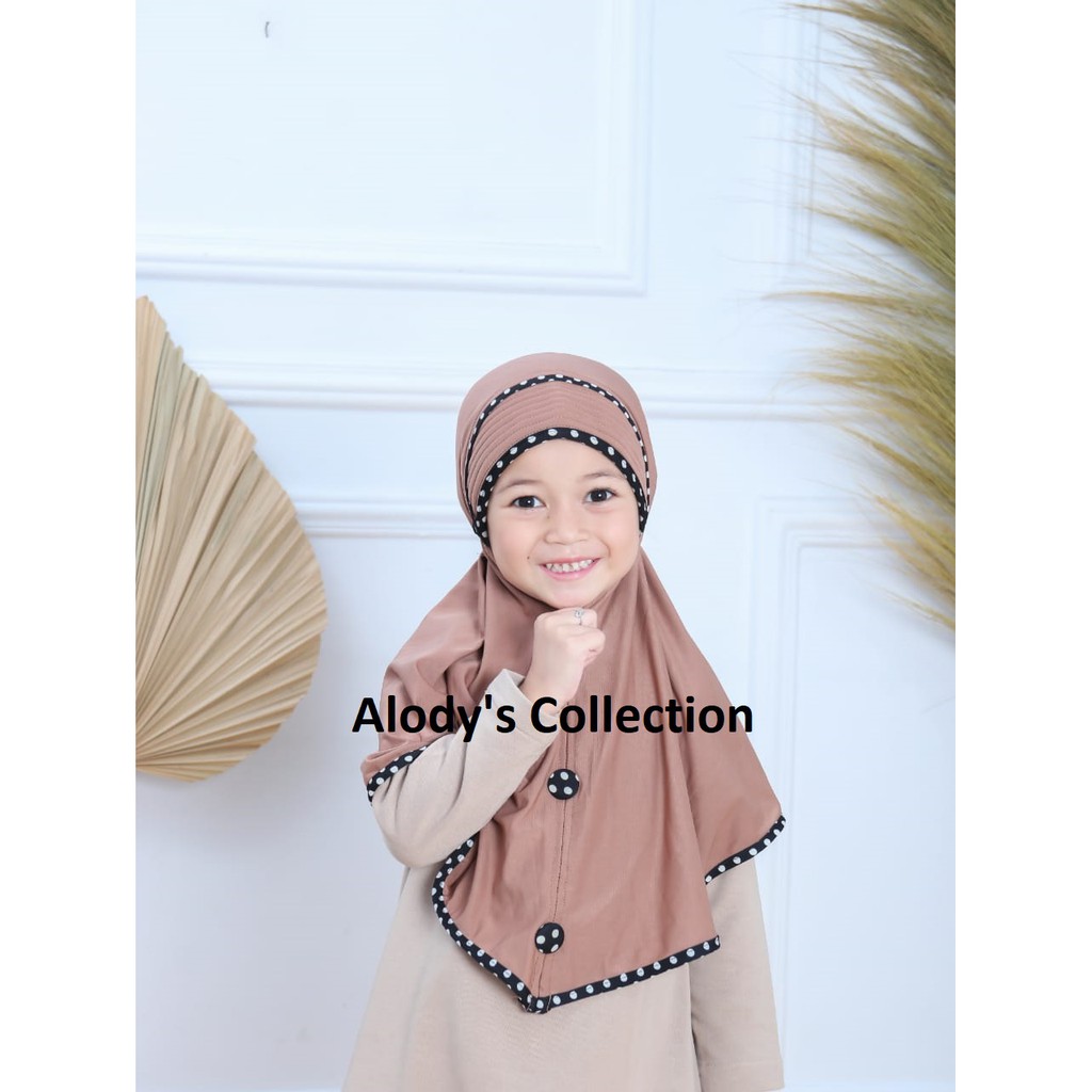 Jilbab Anak Cantika Usia 3-6 Tahun Bahan Jersey Terbaru Termurah / Alody's Collection