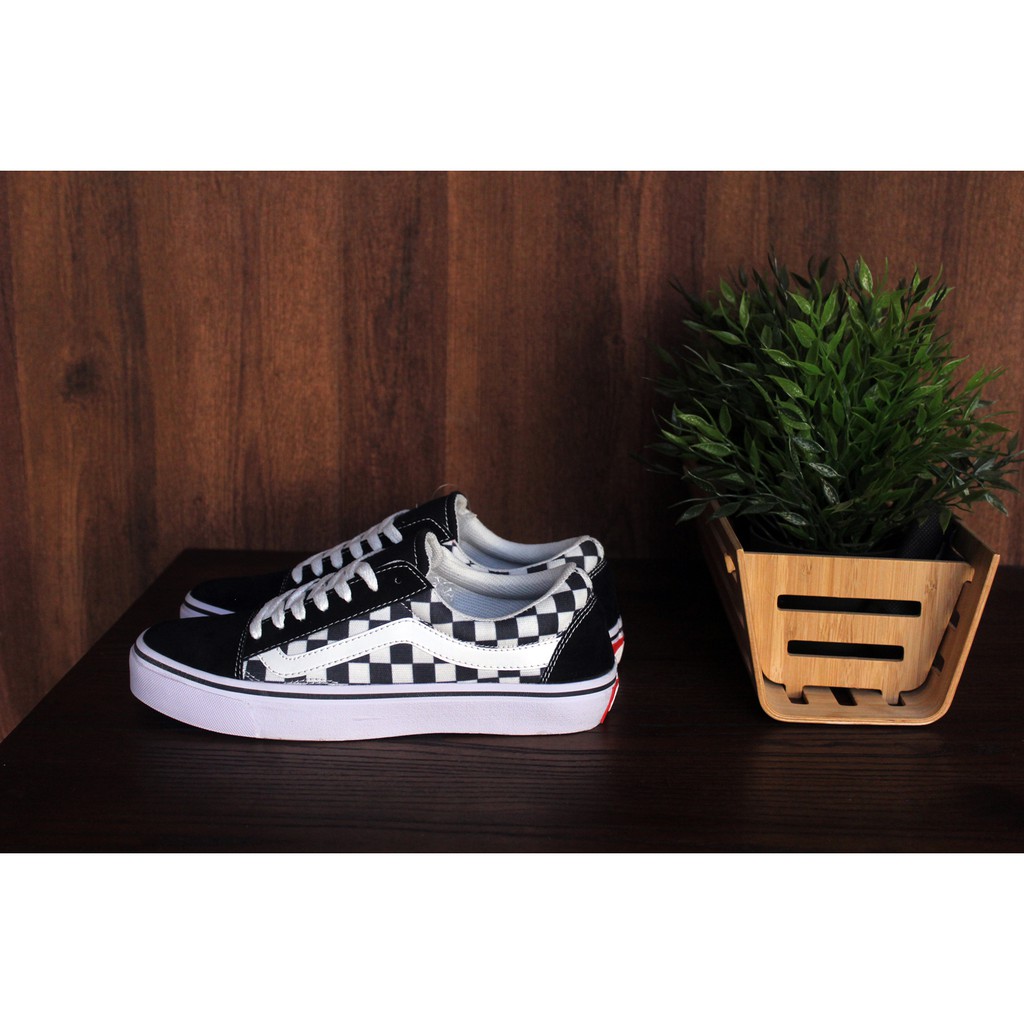 SEPATU VANS AUTHENTIC FULL BLACK HITAM POLOS WHITE PUTIH OLDSKOOL ERA ICC IFC DT