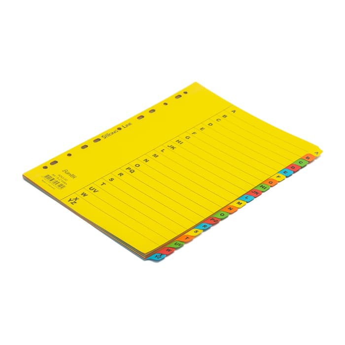 

Bantex Cardboard Divider & Indexes A4 A-Z (20 Pages) 6043 00 pembatas buku / divider buku RJ4
