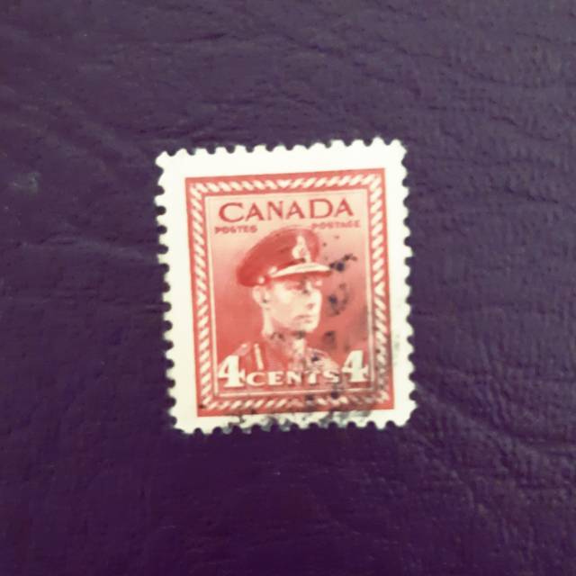 

Perangko / Prangko Canada 4 Cents 1943