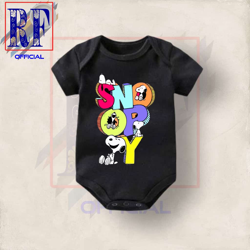 jumper bayi baby kids SNOOPY tulisan usia 0 1 2 3 4 5 6 7 8 9 10 11 12 bulan sampai umur 1 tahun ade