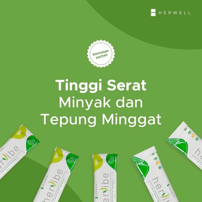 1 Sachet Hervibe Herwell Tinggi Serat HervibeSamarinda per sachet