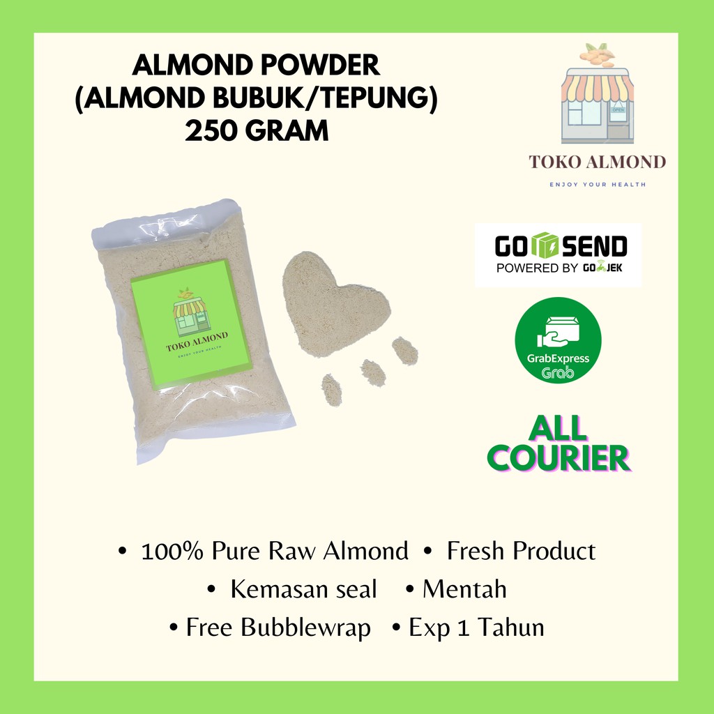 

Almond Powder / Tepung Almond Blue Diamond 250gr