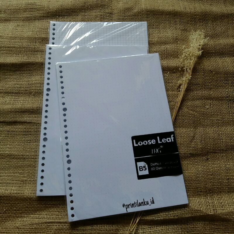 

Loose Leaf TRG B5 WHITE 80 GSM