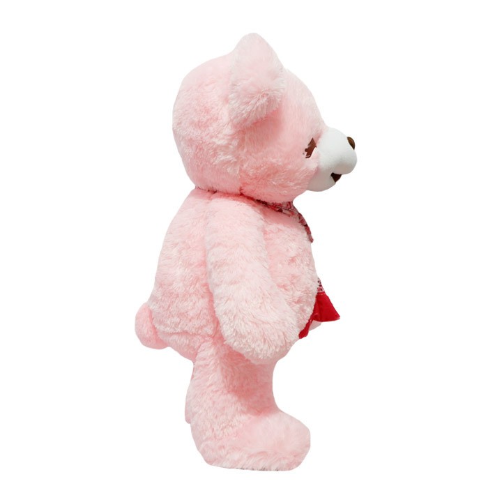 Boneka beruang jumbo pink Teddy Bear Istana Boneka STD Bonita with Syal