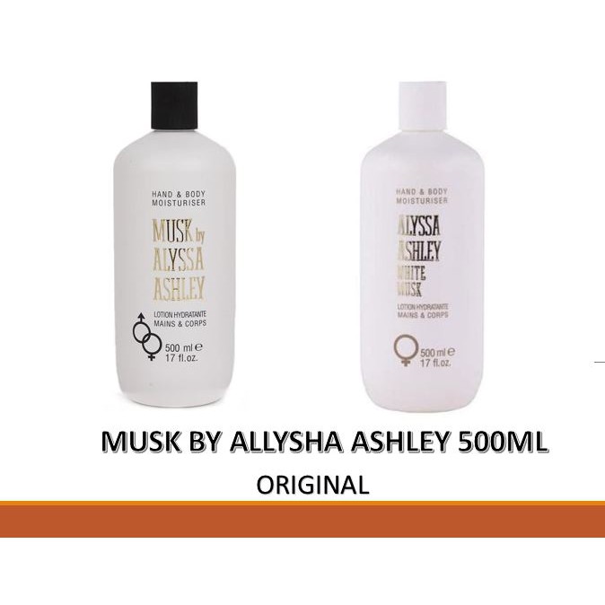 MUSK ALYSSA ASHLEY LOTION ORIGINAL 500ML - LOTION MUSK ALYSSA ASHLEY