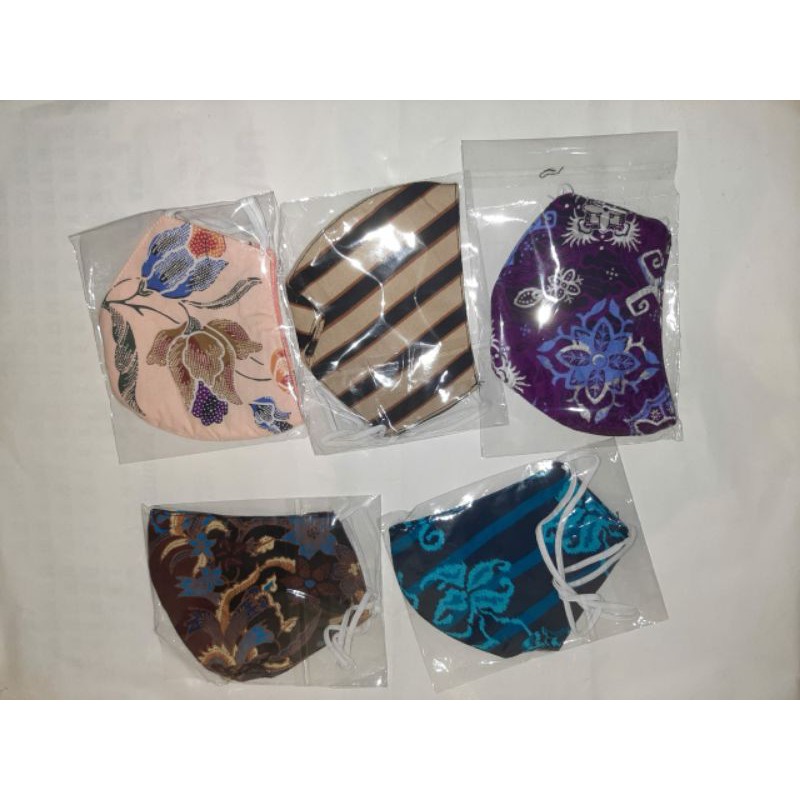 masker batik 3 lapis