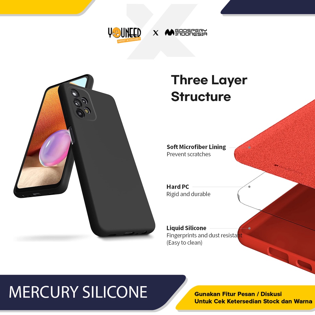Casing Samsung Galaxy A33 5G A336 Goospery Mercury Silicone Case