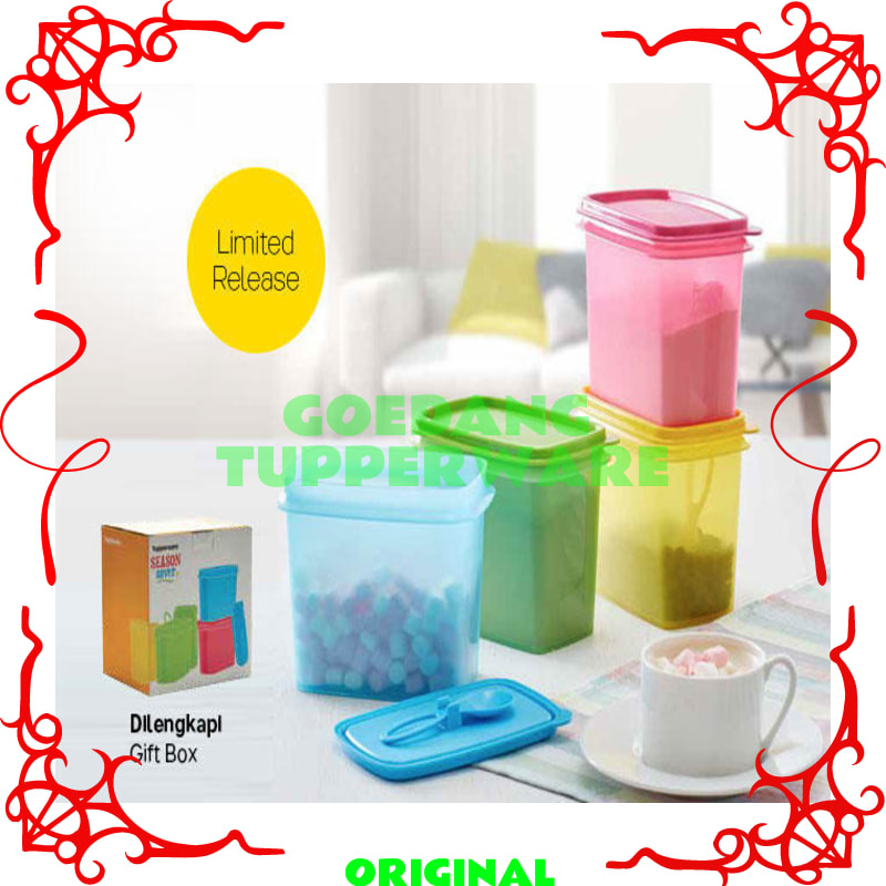 Tempat Bumbu Tupperware Original-Toples Bumbu Dapur-Peralatan Dapur