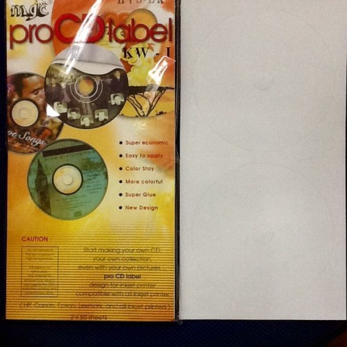 

Label CD-DVD HVS Inkjet Isi 50 Lembar