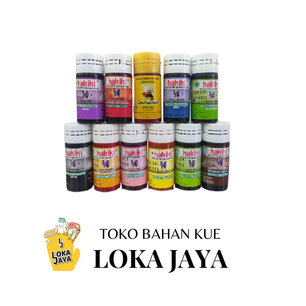 

HAKIKI PEWARNA MAKANAN (SUMBA) ANEKA WARNA 25 ML