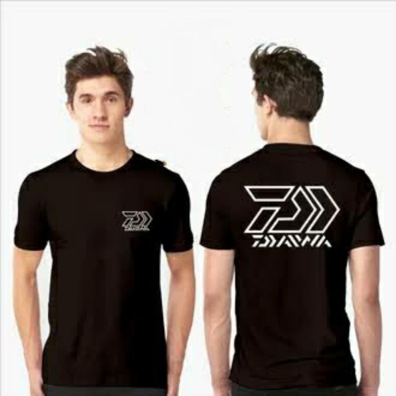 KAOS DAIWA LOGO DEPAN BELAKANG - BAJU MANCING MANIA - CUSTOM KAOS