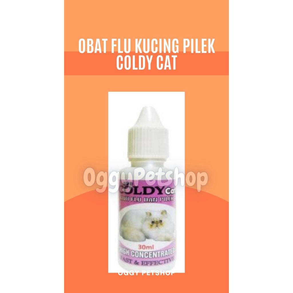 COLDY OBAT ANTI FLU DAN PILEK KUCING 30ML