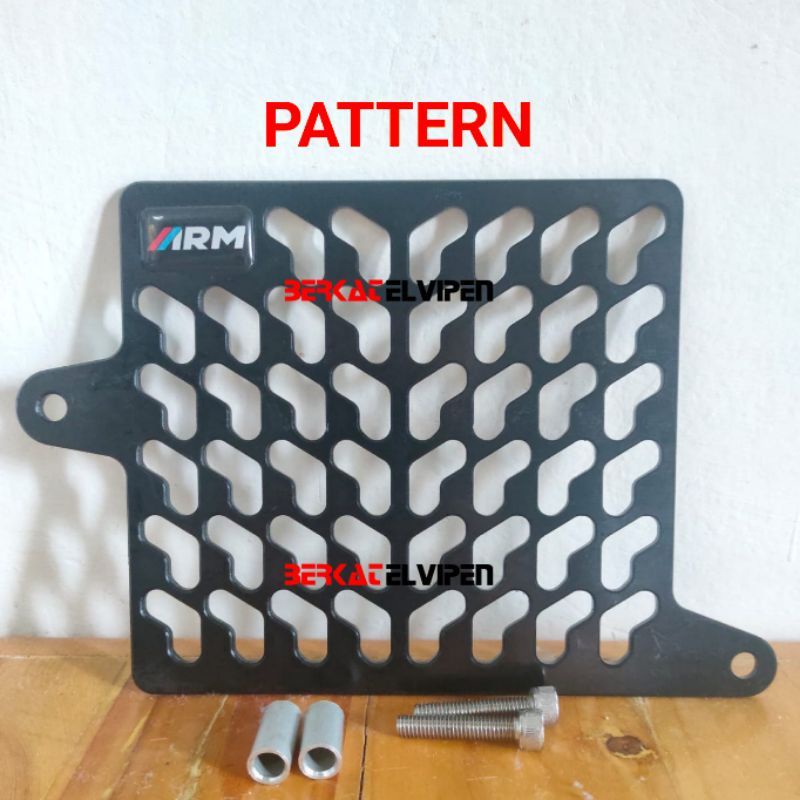 ARM Aksesoris Cover Dudukan Radiator Honda Pcx 160 New & Vario 160 New Original ARM Hitam