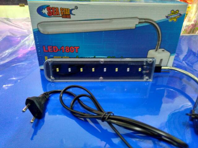 LAMPU JEPIT AQUARIUM LED SEA STAR LED 180T