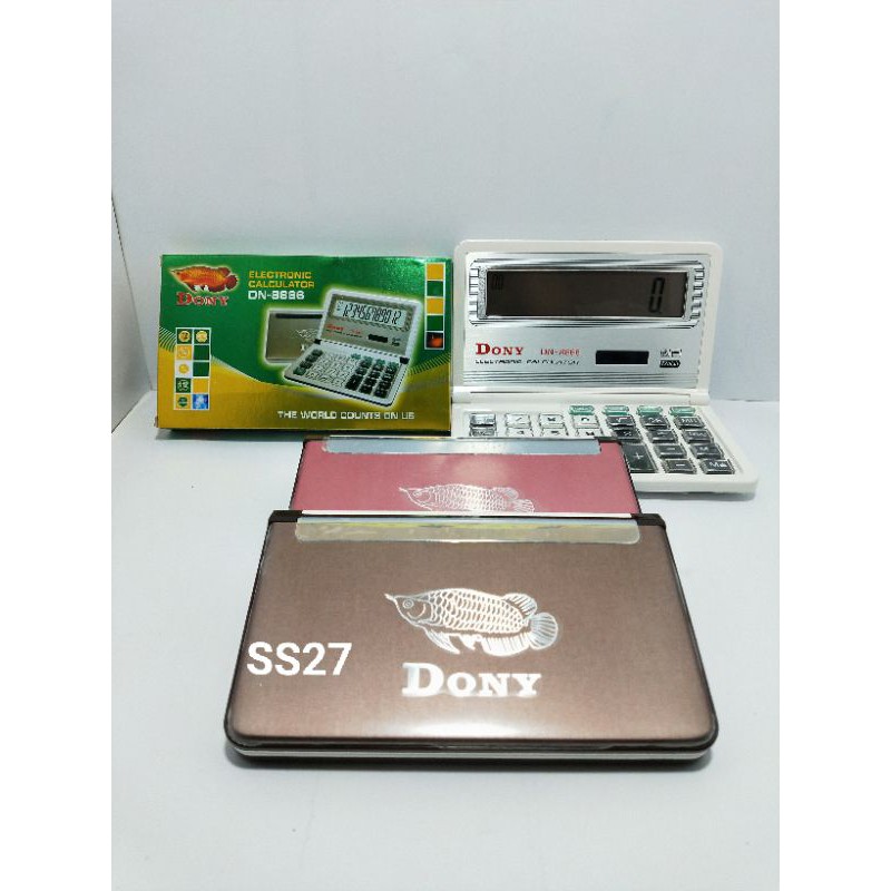 KALKULATOR DONY 8866 MOTIF LAPTOP