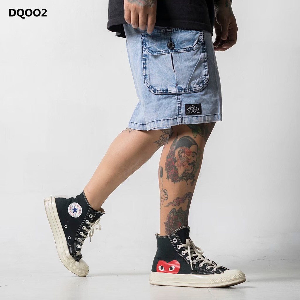 Kolor Cargo Jens Boardshort Pria Santai Celana Kargo Distro Premium