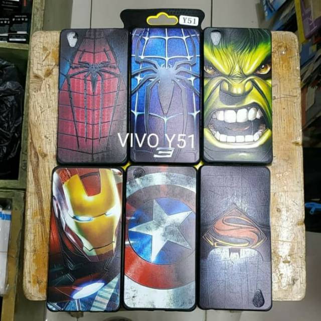 softcase VIVO Y51 motif gambar bahan karet VIVO Y 51 Y51