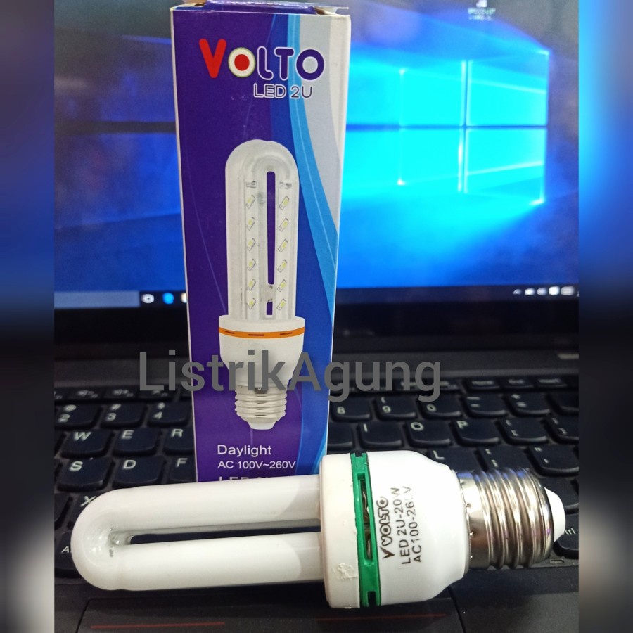 Lampu Bohlam Led PLC 2U 20W Murah Grosir Lampu Led Hemat Energi