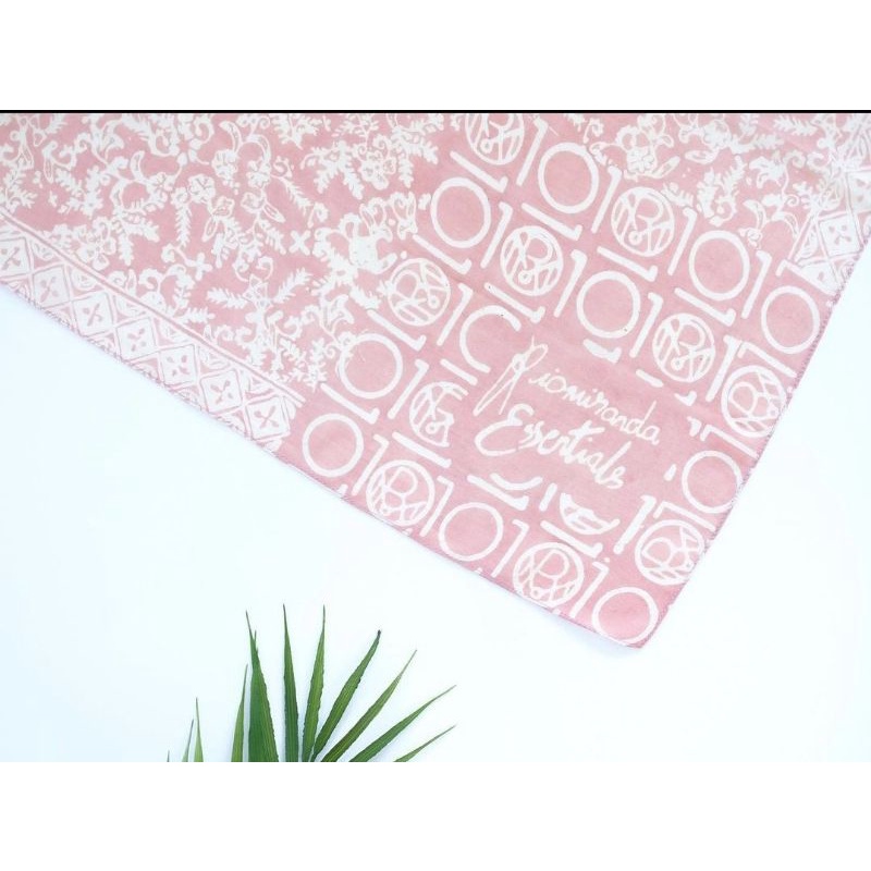 Ria Miranda Wastra Jogja Jateng Kediwung Scarf Dusty Pink
