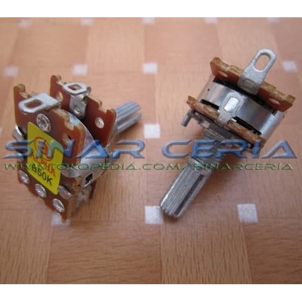 Potensio 50k Stereo + CT A-Plus