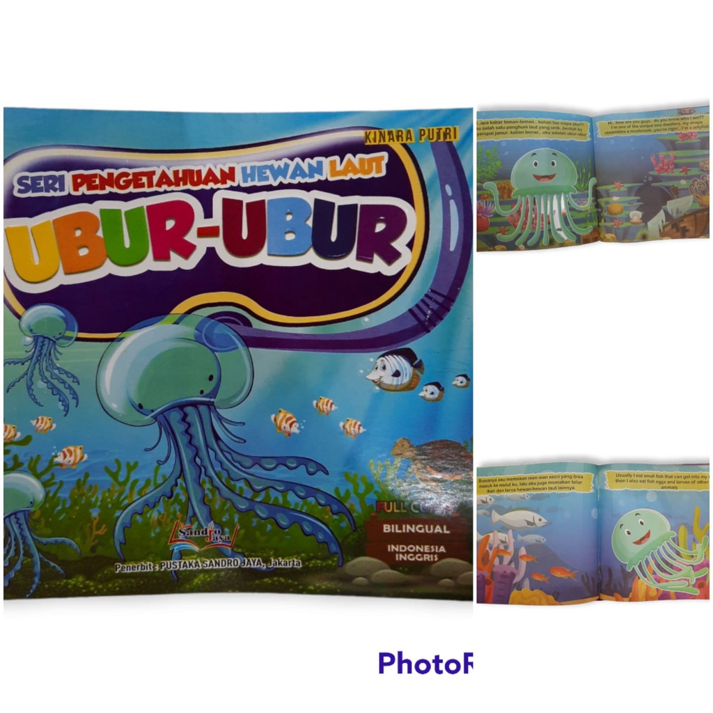 Buku Cerita Anak Seri Pengetahuan Hewan Laut Bilingual