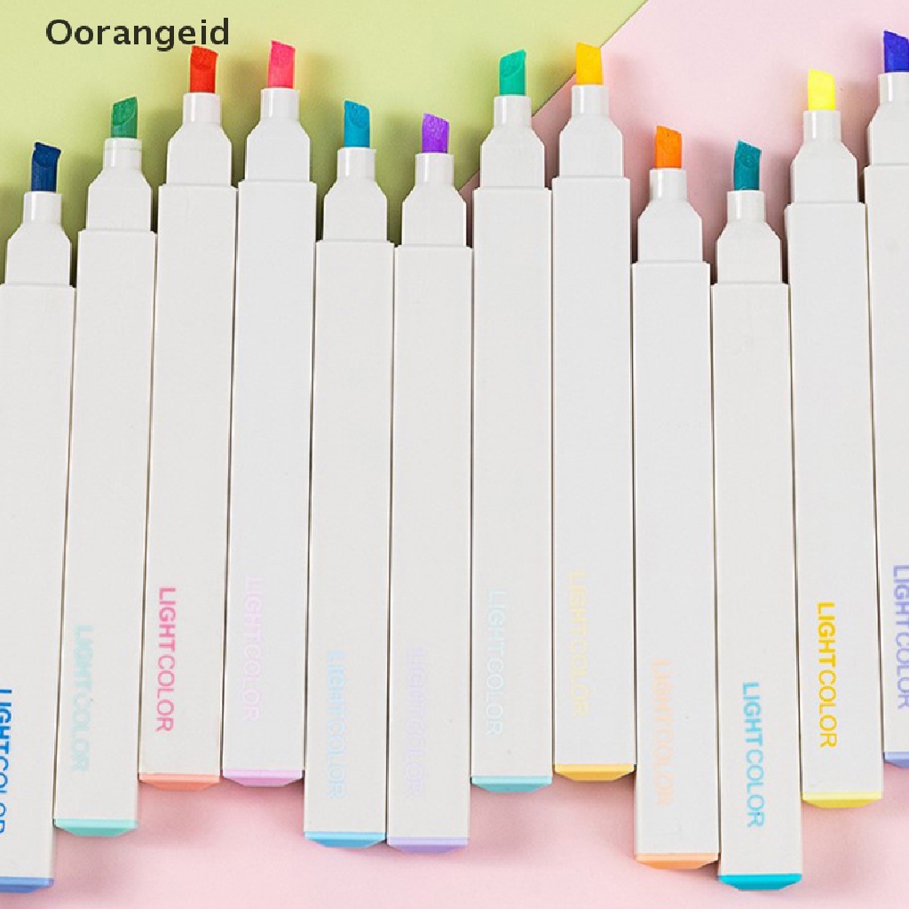 6 PCS Pena Penanda Manga Warna Permen