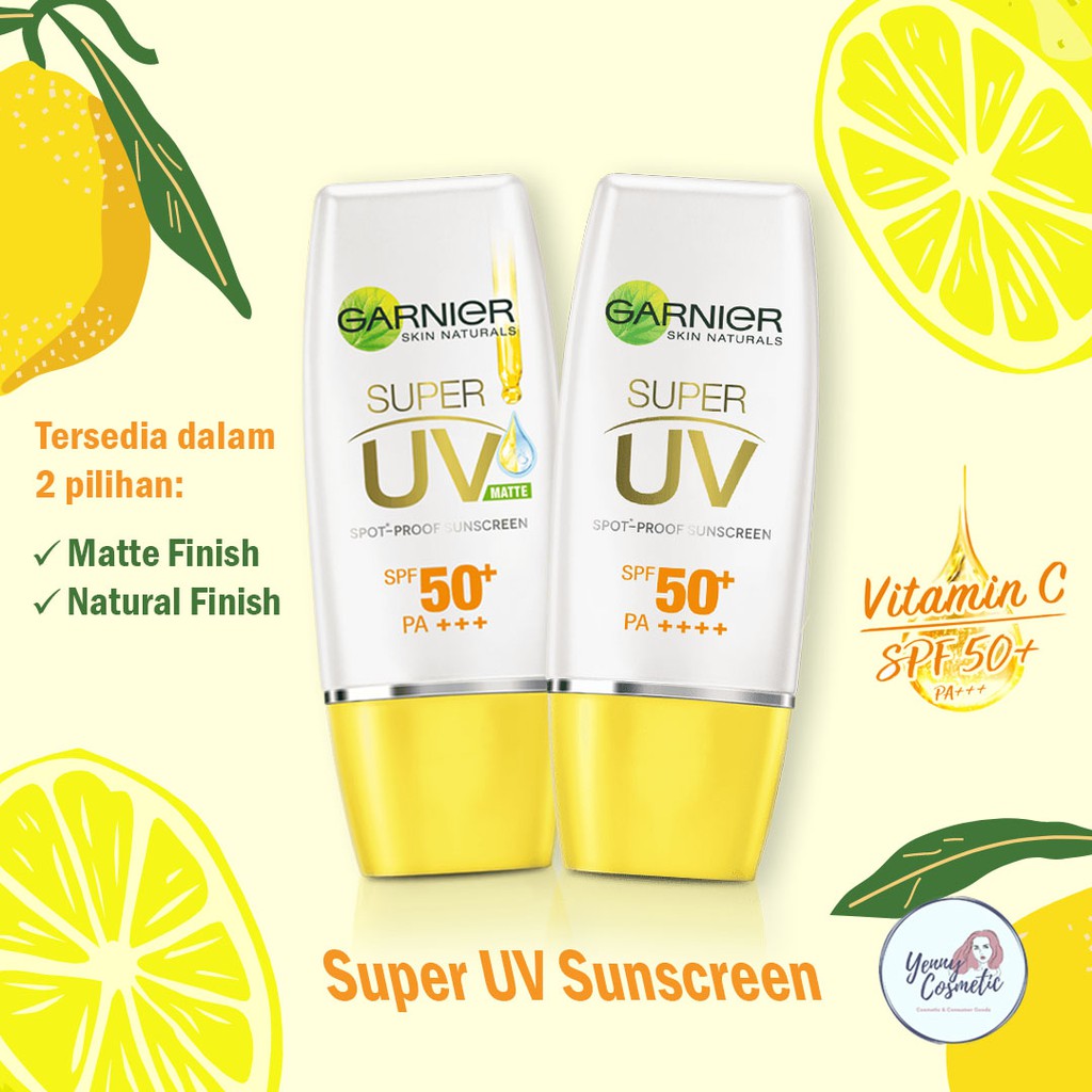 Garnier Super UV Spot proof Sunscreen SPF 50+ - 30 ml - Matte Finish - Natural Finish