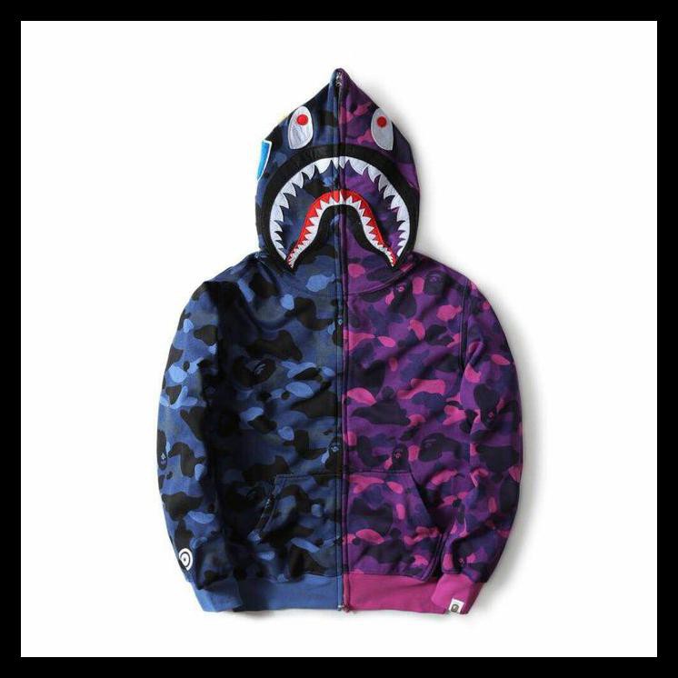 Ina Jaket bape camo hoodie kaos bape shark EKSLUSIF Kode 897