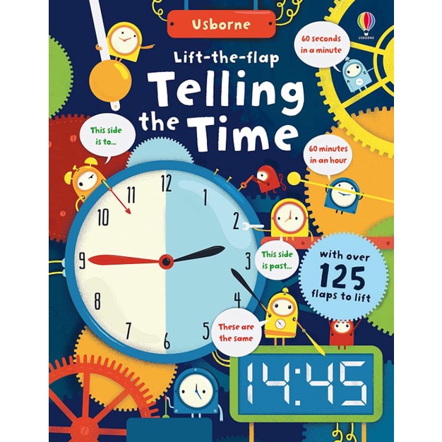 usborne lift the flap telling the time (original publisher)